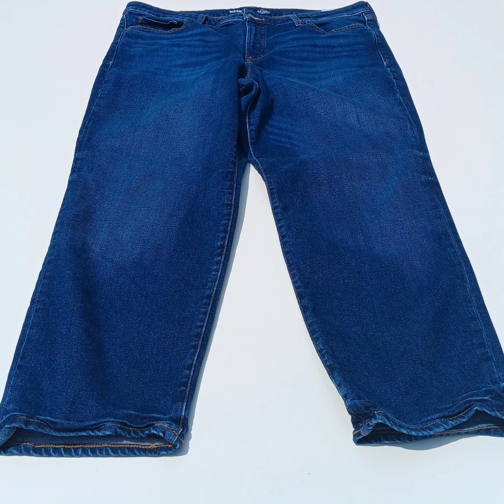 Old Navy Women's High Rise Jeans - Dark Blue